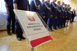 Ślubowanie nowych policjantów