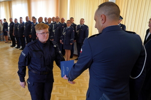 Ślubowanie nowych policjantów