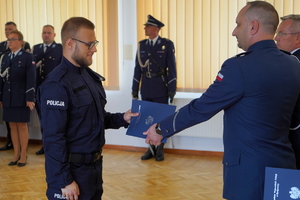 Ślubowanie nowych policjantów