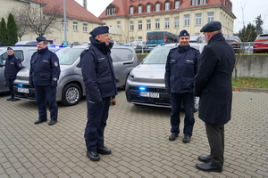 Uroczyste przekazanie pojazdów służbowych
