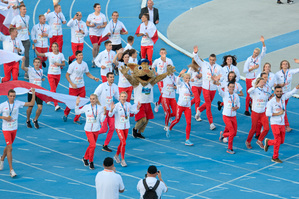 reprezentacja Polski dziękuje kibicom za wsparcie