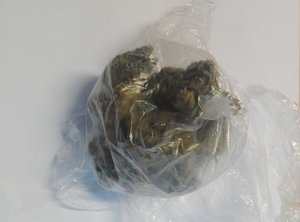 Zabezpieczona marihuana.