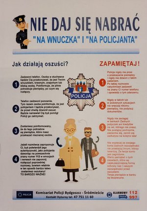 dzielnicowi podczas kolportażu ulotek i spotkań z członkami rad osiedli