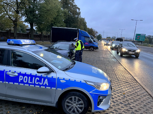 Policjanci podczas działań &quot;Trzeźwy kierujący&quot;