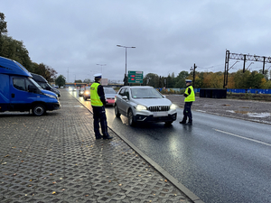 Policjanci podczas działań &quot;Trzeźwy kierujący&quot;