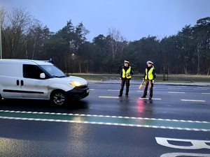 Policjanci Ruchu Drogowego w trakcie działań &quot;Trzeźwy Kierujący&quot;