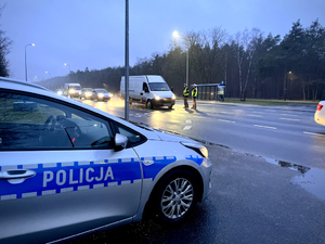 Policjanci Ruchu Drogowego w trakcie działań &quot;Trzeźwy Kierujący&quot;