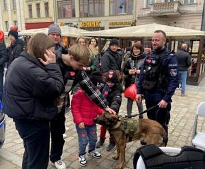 Policjanci podczas finału WOŚP w Bydgoszczy.