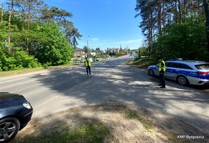 Policjanci podczas służby