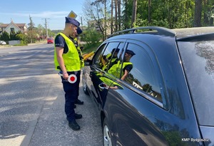 Policjanci podczas służby