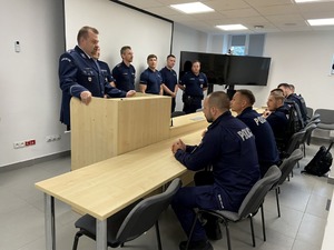 Policjanci podczas bydgoskich eliminacji do zawodów „Patrol roku 2024”.