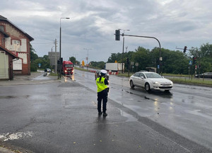 policjanci podczas działań Prędkość.