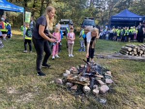 Uczestnicy &quot;Akademii bezpieczeństwa&quot; w Myślęcinku.