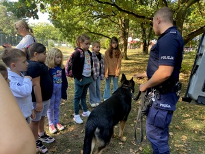 Uczestnicy &quot;Akademii bezpieczeństwa&quot; w Myślęcinku.