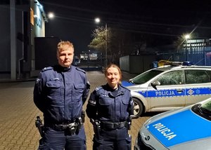 Funkcjonariusze z Komisariatu Policji Bydgoszcz-Fordon