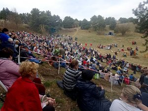 Policjanci podczas zabezpieczenia