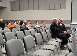 Uczestnicy podczas debaty.