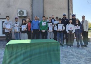 Uczestnicy podczas wręczania nagród.