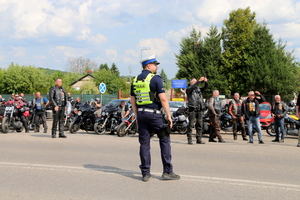 Bydgoscy policjanci zabezpieczali zlot Harley-Davidson
