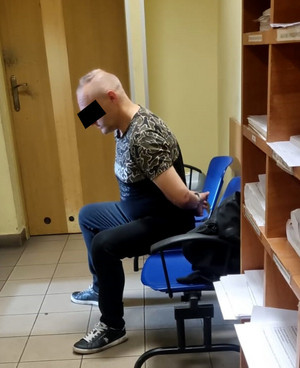 zatrzymany sprawca