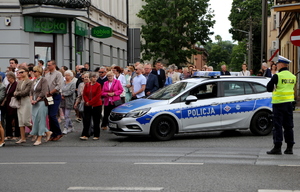 Bydgoscy policjanci czuwali nad bezpiecznym przebiegiem procesji Bożego Ciała