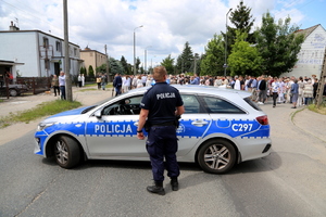 Bydgoscy policjanci czuwali nad bezpiecznym przebiegiem procesji Bożego Ciała