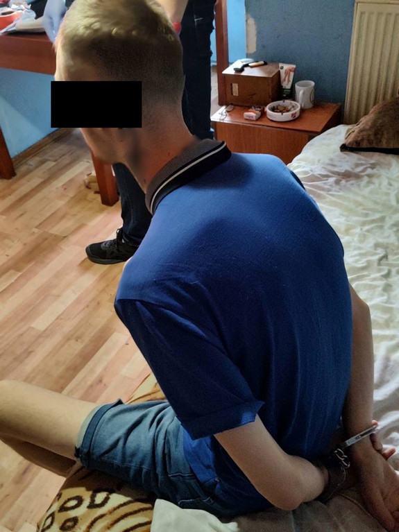 zatrzymany sprawca