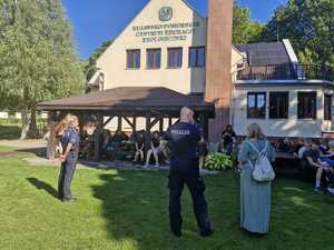 profilaktycy ze Szwederowa na spotkaniu z młodzieżą Liceum Ogólnokształcącego nr 2 w Bydgoszczy