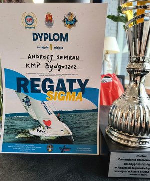 Sukces bydgoskiego policjanta w regatach