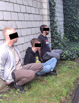 Zatrzymani 3 mężczyźni.