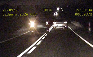 Niebezpieczny manewr na DK nr 25, apelujemy o rozwagę na drodze