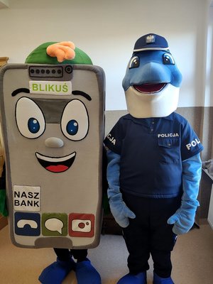 „Bezpieczna droga do szkoły” z Polfinkiem i Blikusiem w gminie Koronowo