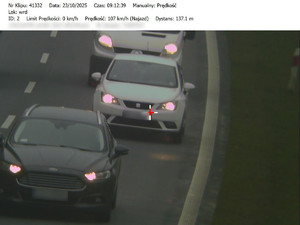 Policjanci bydgoskiego ruchu drogowego reagowali na wykroczenia drogowe na S5