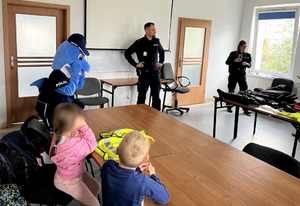 Przedszkolaki z wizytą u policjantów na bydgoskich Wyżynach