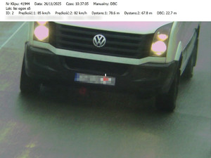 Bydgoscy policjanci kontrolowali odległości między pojazdami na S-5