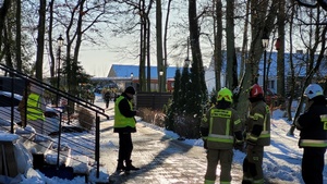 Służby podczas ćwiczeń.