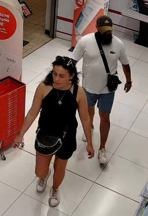 podejrzewana osoba na terenie sklepu