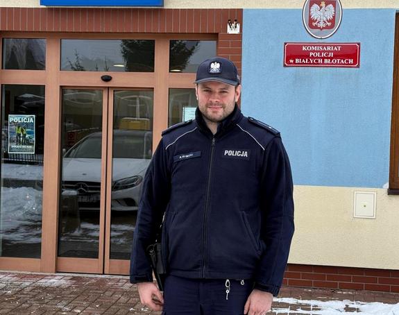 dzielnicowy młodszy aspirant Robert Rybicki