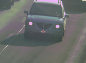 Policjanci ruchu drogowego kontrolowali odległość między pojazdami