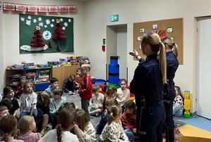 Śródmiejscy policjanci o bezpieczeństwie podczas ferii zimowych