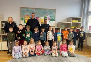 Policjanci z bydgoskiego Szwederowa mówili o bezpiecznych feriach zimowych