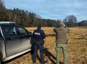 policjant i leśnik