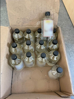 zdjęcia ukazujące zabezpieczony towar