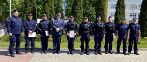 wspólne zdjęcie policjantów
