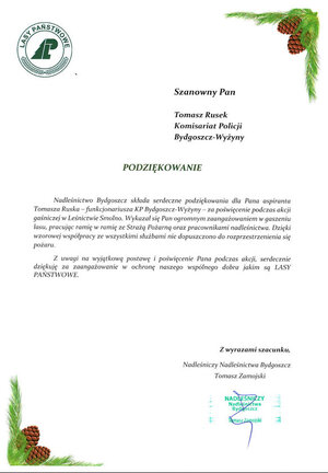 podziękowania