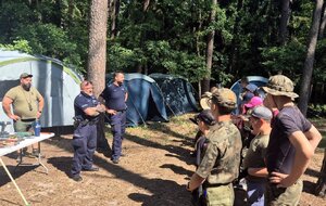 Obozy harcerskie pod czujnym okiem policjantów z Koronowa