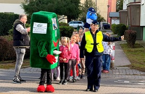 Bezpieczna droga do szkoły” z koronowskimi profilaktykami